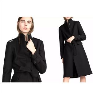Zara woman black long coat